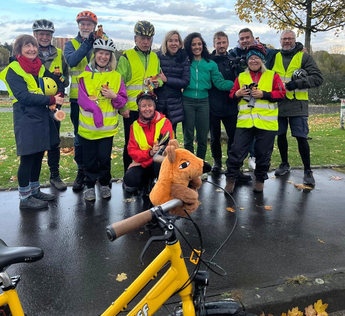 Gruppenfoto mit der Maus